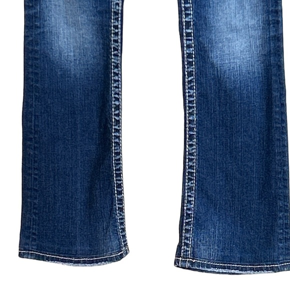 Silver Jeans Women's Berkley Surplus Bootcut Distressed Stretch Jeans Size 28/33 - Picture 5 of 9